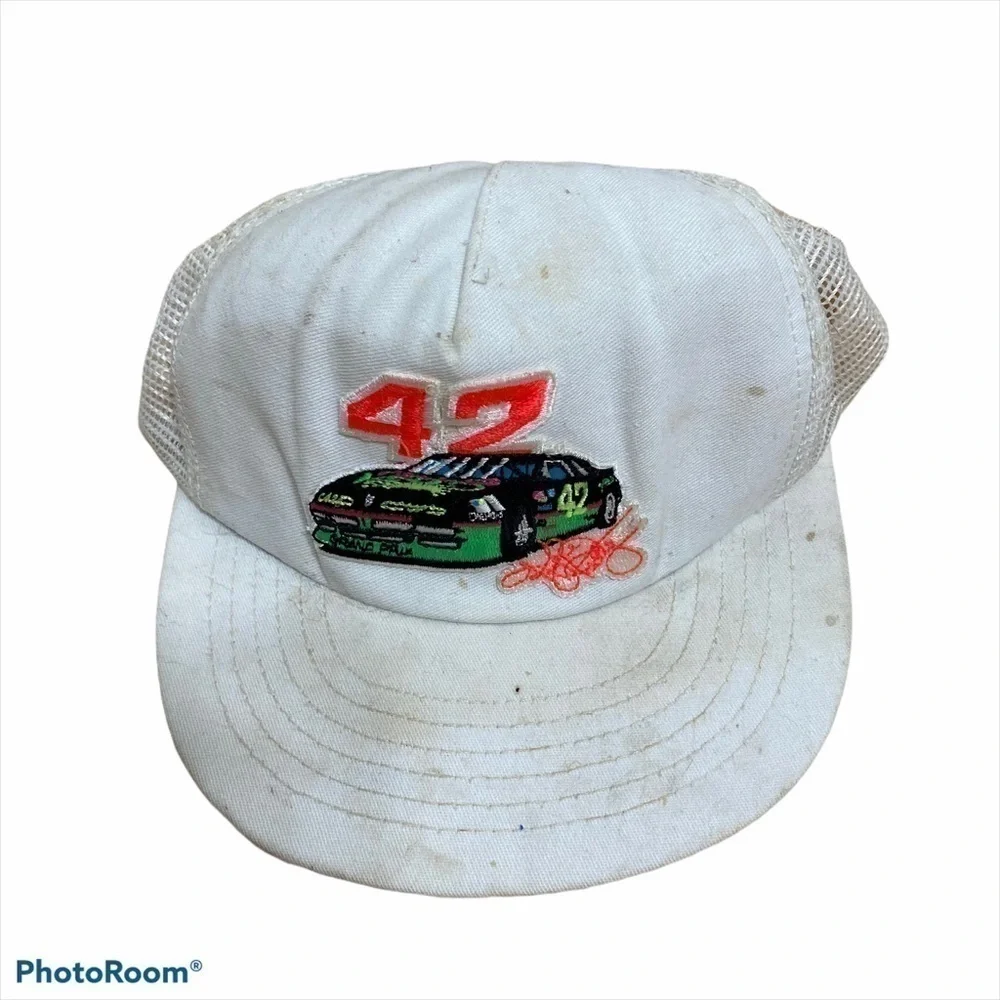 Vintage Kyle Petty 42 NASCAR Snap Back Hat Mesh